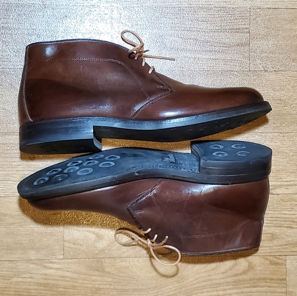 ALLEN EDMONDS 🇺🇸 USA Boots Malvern Chukka Brown Leather Goodyear Welt Sz 11.5 - Picture 9 of 11